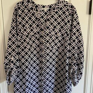 Black and White Women's Top